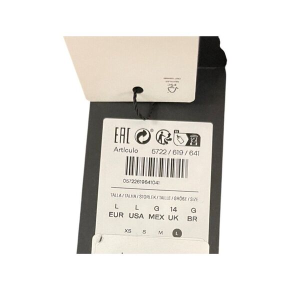 Massimo Dutti Womens Sweater Large L Red Turtle Neck Wool cashmere 5722/619 NWT - Picture 4 of 9